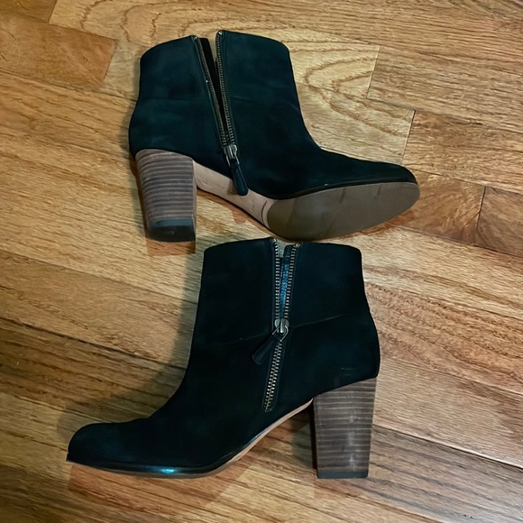 Cole Haan Cassidy Black Leather Heel Bootie 7.5 - Picture 5 of 8